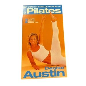 Vintage/Retro VHS Tape: “Mat Workout Based On The Work Of: J.H.—Pilates.”